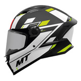 Casco Mt Helmets Stinger 2 Zivze B3 Amarillo Moto Delta