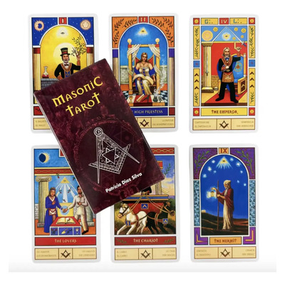 Tarot Masónico Tarot Felix 78 Cartas Esotéricas Rider-Waite Simbolismo Masonería | MercadoLibre
