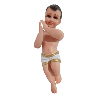 Niño Dios De Belén Hecho De Resina 19 Cm Con Brazos Móviles | Envío gratis