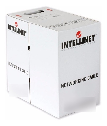 Bobina Cable Intellinet Cat 6 Utp 305 Metros Gris 704663