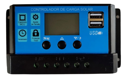 Controlador De Voltagem Carga Painel Solar 20 Amperes 20a