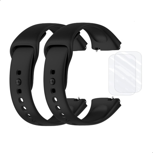 2 Pulseiras + 2 Películas Para Xiaomi Redmi Watch 3 Active