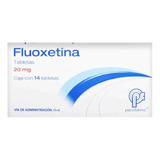 Fluoxetina 14 Tabletas 20mg