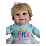 Baby Doll 48cm Bebé Reborn Realista Silicona Niñas