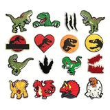 Dijes Charms Pins De Dinosaurios 2 Para Zapatos Crocs 16uds.