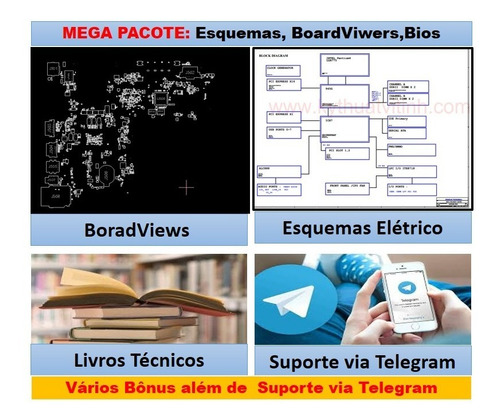 Mega Pacote: Esquemas, Boardviwer , Bios (notebook & Pc)