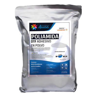 1kg Poliamida Blanca Pegamento Para Dtf Polvo | Meses sin interés