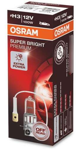 Lampara Osram H3 - Superbright Plus 100w 62201sbp