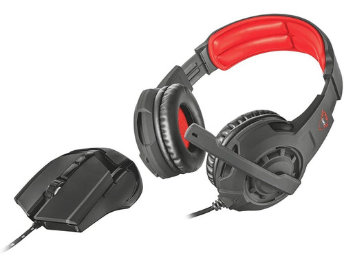 Trust Combo Auricular Microfono Y Mouse Gamer Gxt-784 Ppct