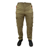 Pantalon Cargo Desmontable Elastizado Uv50 Roncas 