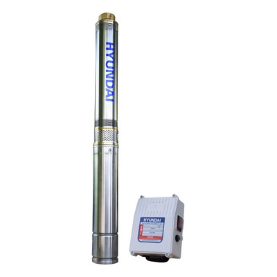 Bomba De Agua Hyundai 1\u002F2 Hp Pozo 3 Salida 1 1\u002F4 Hywp5030g Color Gris | MercadoLibre