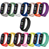 15 Piezas De Correa Xiaomi Mi Band 7/6/5 (15 Colores)