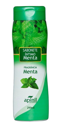 Sabonete Liquido Intimo Feminino 200ml Apinil Aroma Menta