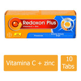 Redoxon Plus Sin Azúcar Caja Con Tubo Con 10 Tabletas Eferve