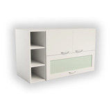 Alacena 100x60x30 -mueble-cocina -armado-blanco