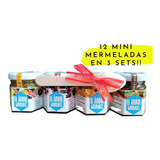 Pack De 3 Set Con 4 Mini Mermeladas Artesanales Gourmet C/u