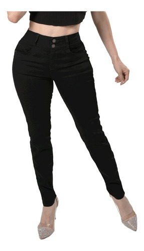Pantalón Skinny Britos Jeans Mujer Negro 024881