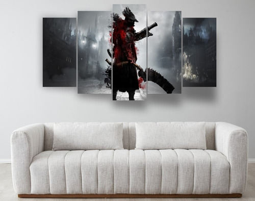 Set 5 Cuadros Decorativos Canvas Bloodborne 10