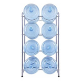 Estante Organizador Rack 8 Botellones Bidones Agua 20 Lts