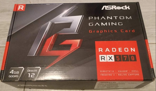 Placa De Video Asrock Rx 570 4gb