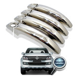 Amarok Kit 4 Cubre Manijas Cromadas Inalterabl Tuning Chrome