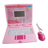 Computador Rosado Niñas Didáctico Aprendizaje Pc Juegos