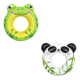 Flotador Salvavidas Infantil Animal Sapo Panda 85cm Bestway Color Color