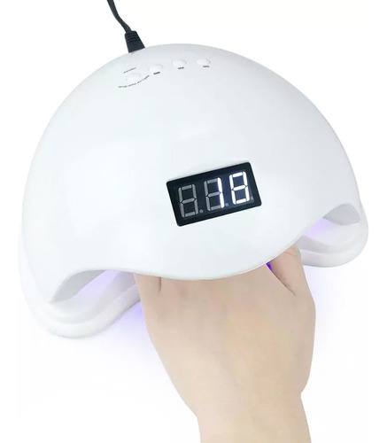 Lampara Led Uv Secador Esmalte Permanente Gel Polygel Uñas