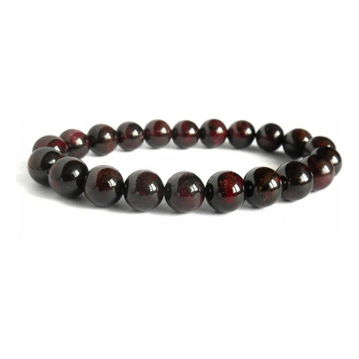 Granate - Pulsera De Piedras Semipreciosas. 6 Mm | Envío gratis
