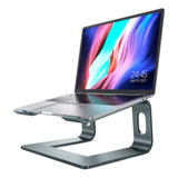 Base Soporte Para Portatil Linkon Aluminio Mac Macbook 10-16 Color Gris Claro