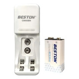 Cargador + Bateria 9v 250mah Beston Compatible Aa/aaa/9v