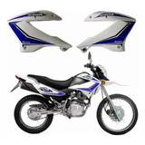 Cachas Lateral Tanque X2 Motomel Skua 150 V6 Blanco Original