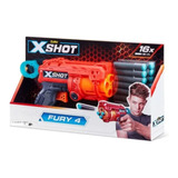 Pistola Lanza Dardos X-shot Fury 4 Excel Roja Zuru