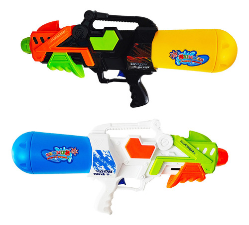 Pistola De Agua Grande Super Power Juguete Niños Interactivo