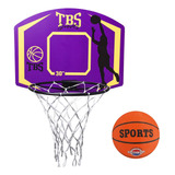 Tabela De Basquete Aro 41cm C/ Rede - Bola N7 Prova D'agua 