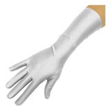 Guantes Medianos De Tela Liso  34 Cm