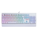 Teclado Gamer Kala K557w Rgb Branco Outemu Blue Redragon