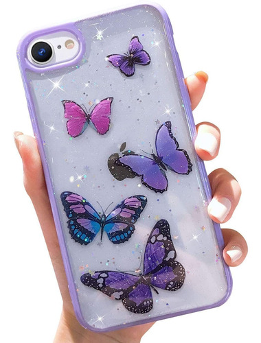 Funda Para iPhone 6/6s, 4.7 In/transparente/estampe Marip...