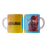 Tazas Cerámica Metal Gear Juego. Excelente Calidad Regalo