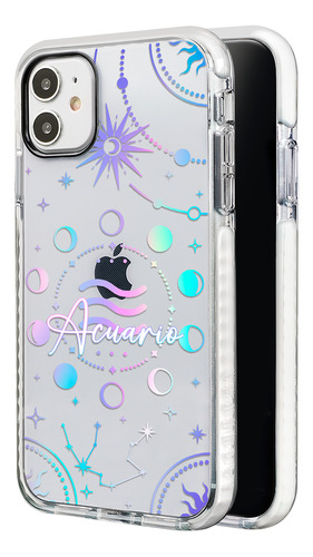 Funda Para iPhone Uso Rudo Para Mujer Zodiaco Acuario