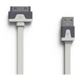 Kit 15 Cabos Flat Usb Dock 2 Metros Para iPhone 4, 4s