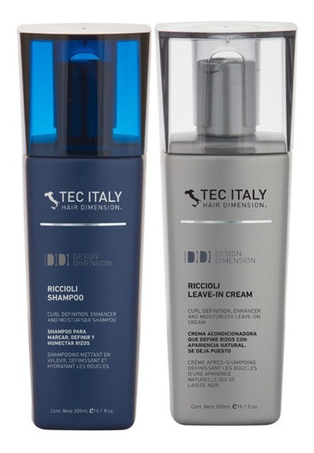 Shampoo+ Leave In Cream Tec Italy Riccioli