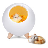 Luz Nocturna De Gato Para Habitación Femenina, Regalo Para A