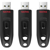 Set De 3 Memorias Usb 3.0 De 32gb Con Cifrado De Hardware