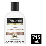  Acondicionador Tresemme Detox Sabila & Coco Vitamina C 715ml