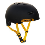 Casco Vertigo Bici Patin Skate Vx Amarillo Negro Talle S