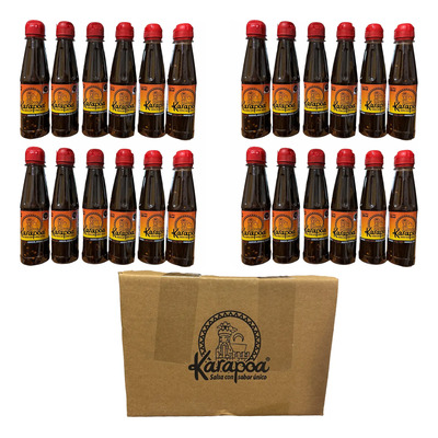 24 Pack Salsa Karapoa Chiltepin Marisquera Botanera Sinaloa