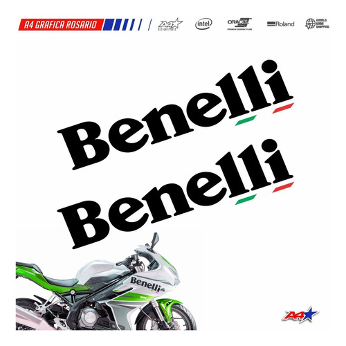 Calcos Benelli 302r 302 R Carenado Moto Verde