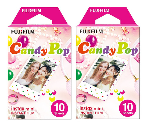 Kit Fujifilm Cartucho Fuji Instax Mini Candypop 20 Hojas