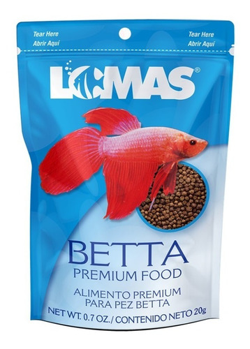 Grupo Acuario Lomas Alimento Premium Betta 20 Gr